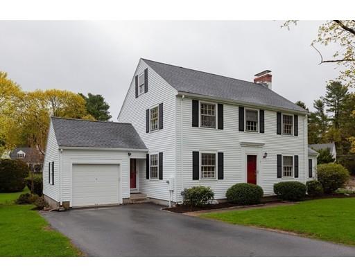 3 Bernard Road Wellesley, MA 02481 - Photo 27 of 30 a front view of a house with a yard and garage