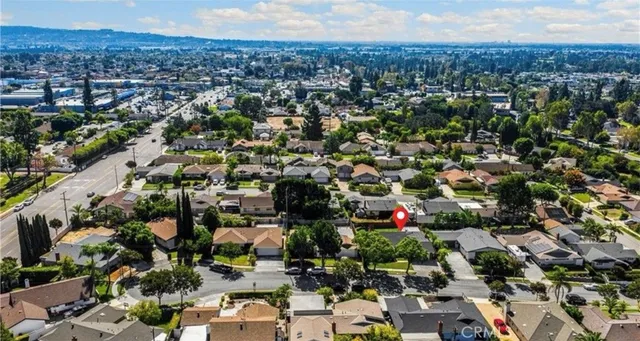an aerial view of city