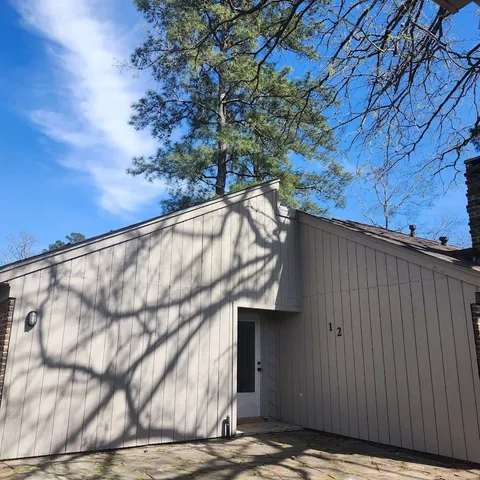 a backyard of a house