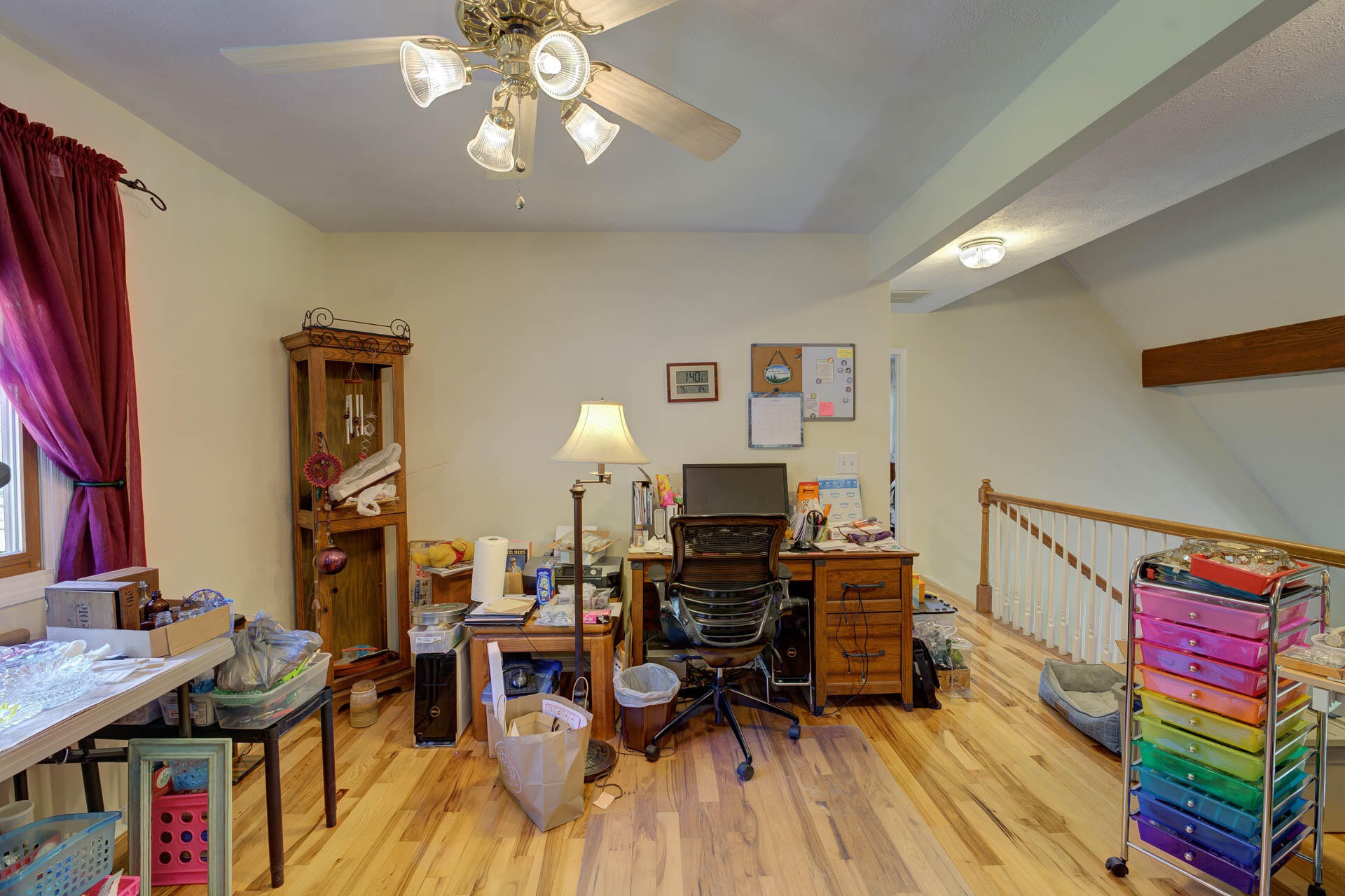 286 Oss Williams Road Limestone, TN 37681 - Photo 29 of 45 a view of a workspace with furniture and wooden floor