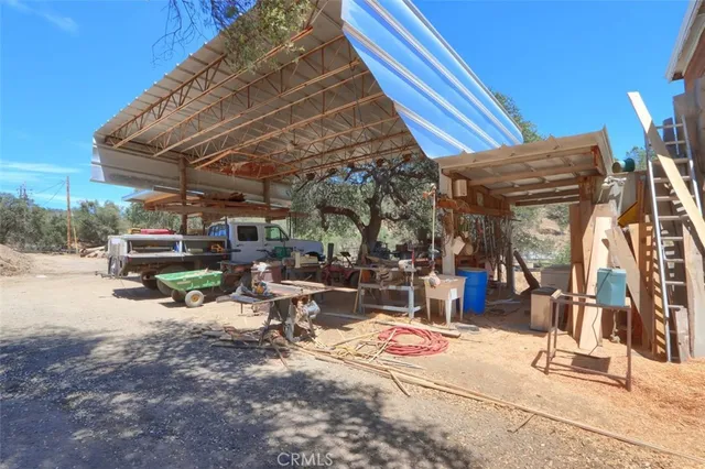 a view of a house with a patio