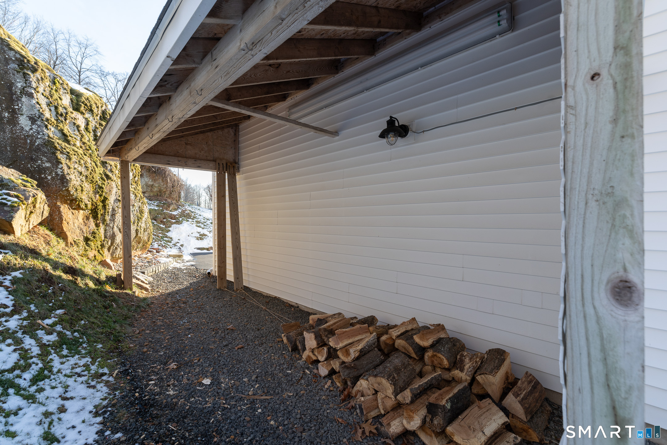 128 Ledge Road Plainville, CT 06062 - Photo 40 of 40 Covered storage behind 2-bay detached garage