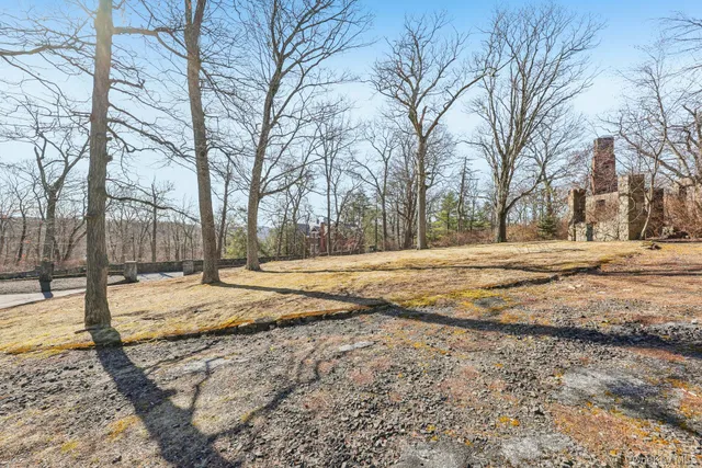 a view of road with covered with snow