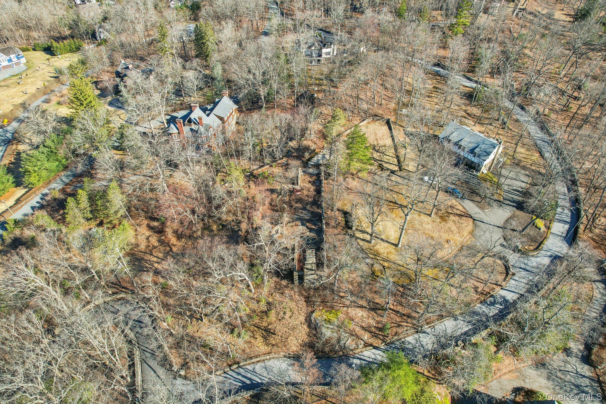 Serpentine Road Tuxedo Park, NY 10987 - Photo 7 of 12 a view of a dry yard with green space