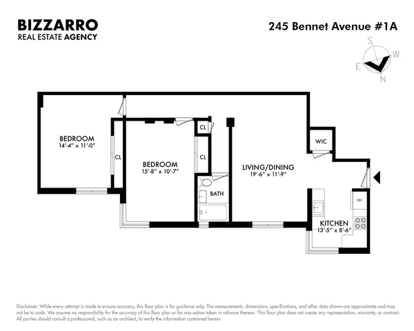 $529,000 | 245 Bennett Avenue, Unit 1A | Hudson Heights