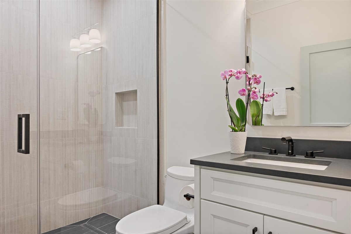 889 Cherry Street Winnetka, IL 60093 - Photo 63 of 76 a bathroom with a sink vanity granite and toilet