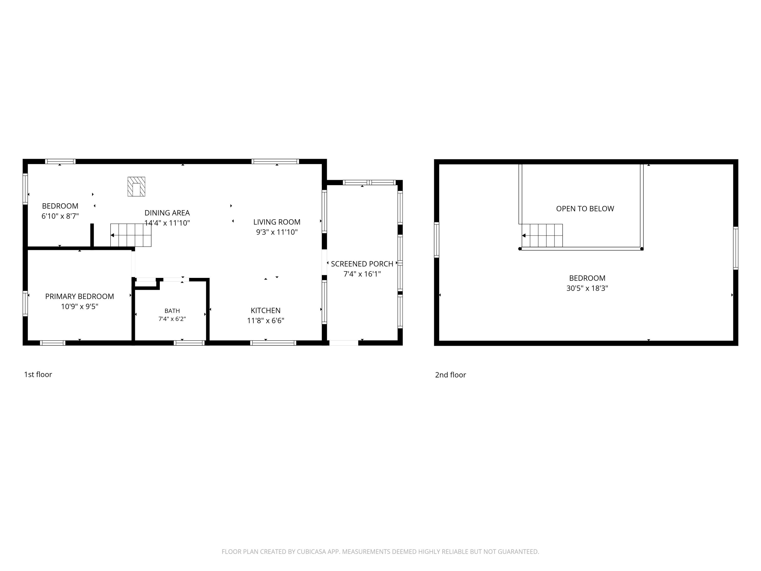 659 Sandy Beach Road Danforth, ME 04424 - Photo 26 of 27 Floorplan First Floor and Loft