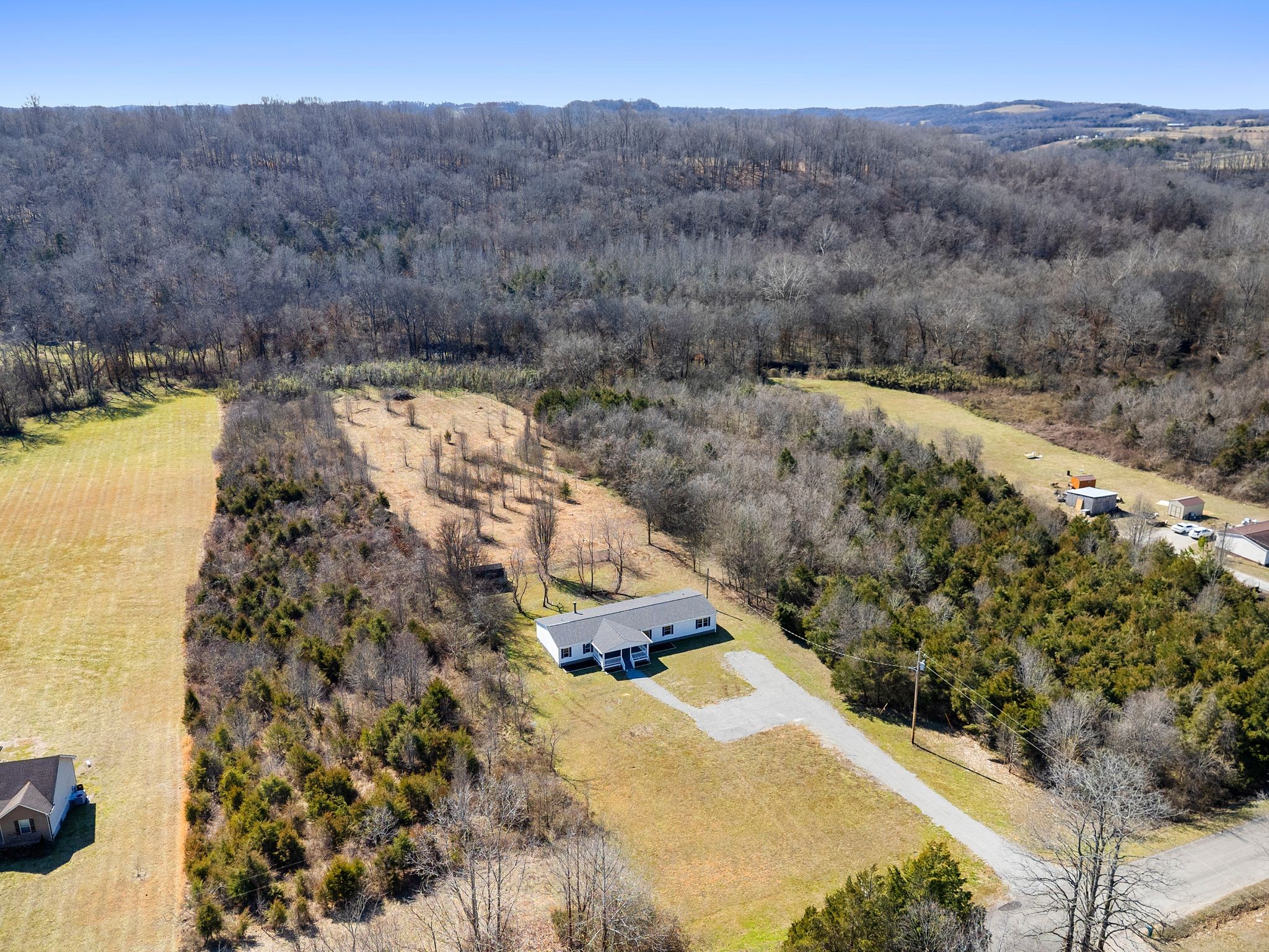 3092 McKibbon Road Culleoka, TN 38451 - Photo 12 of 41 a view of swimming pool and mountain