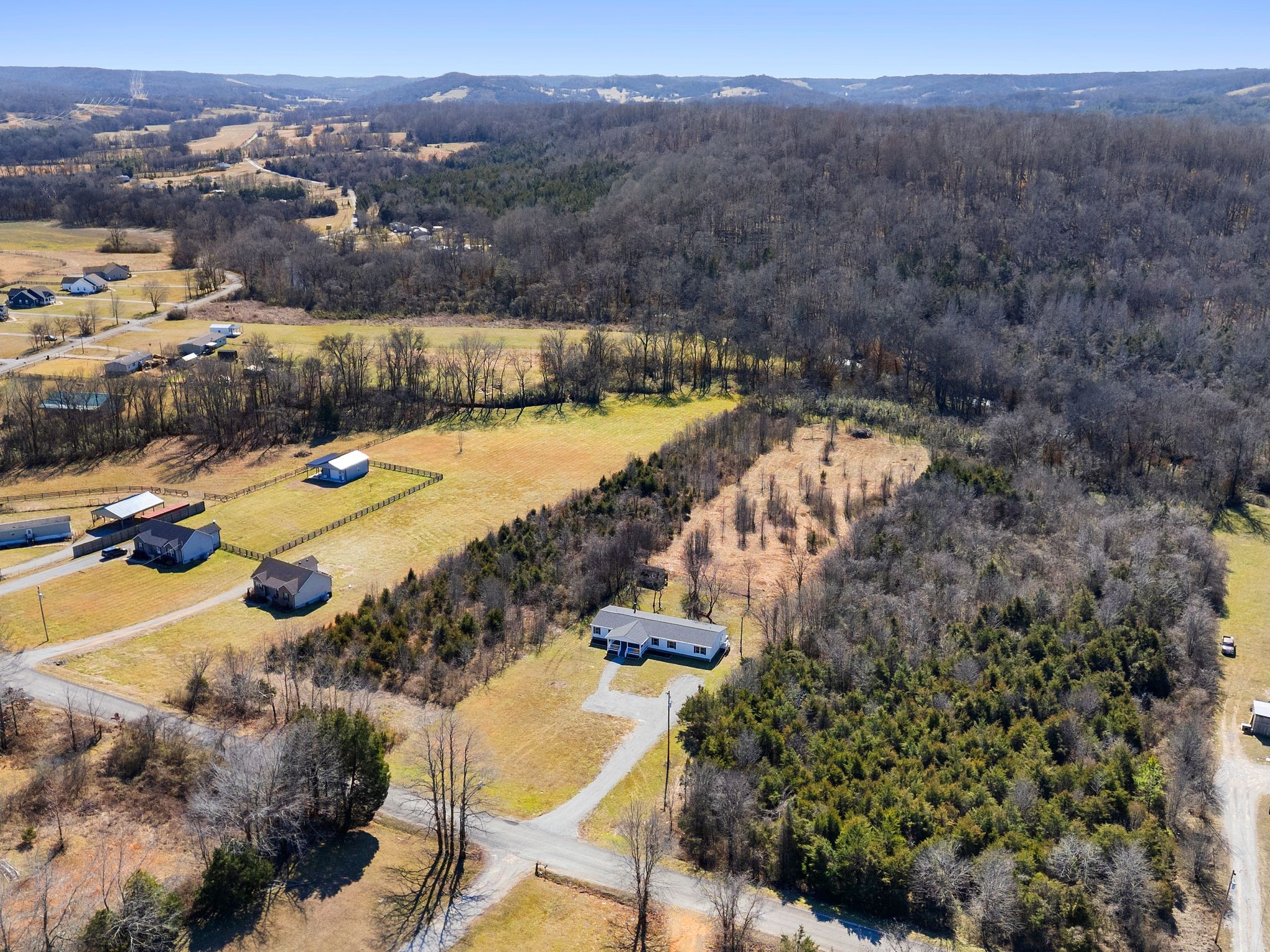 3092 McKibbon Road Culleoka, TN 38451 - Photo 14 of 41 a view of a swimming pool with a yard