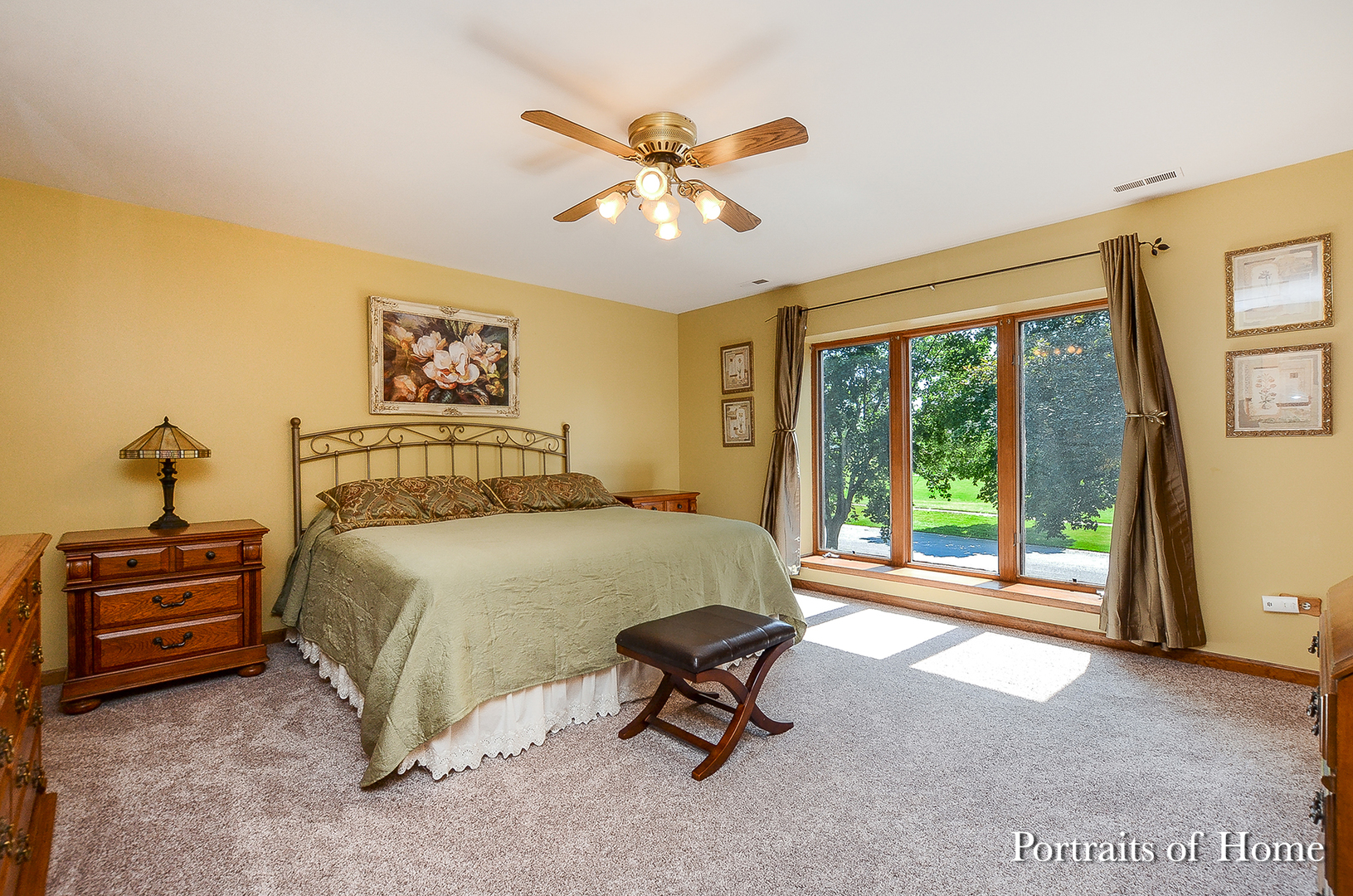 1805 South Tyler Road St. Charles, IL 60174 - Photo 6 of 17 a bedroom with a bed and a large window