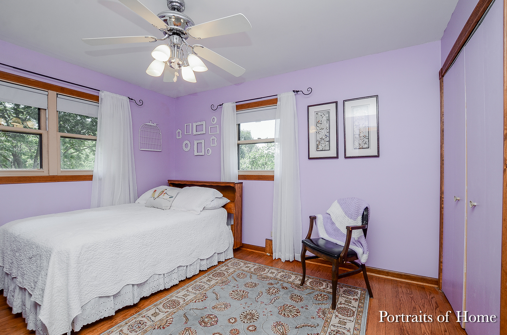 1805 South Tyler Road St. Charles, IL 60174 - Photo 9 of 17 a bedroom with a bed and a chair next to a window