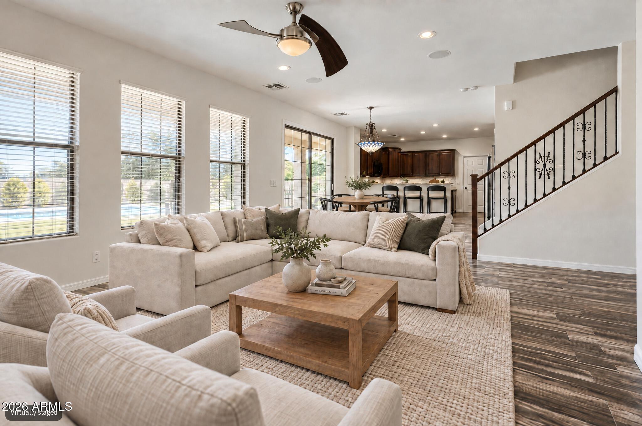 3108 East Ridgewood Lane Gilbert, AZ 85298 - Photo 2 of 27 Family Room & Breakfast Nook
