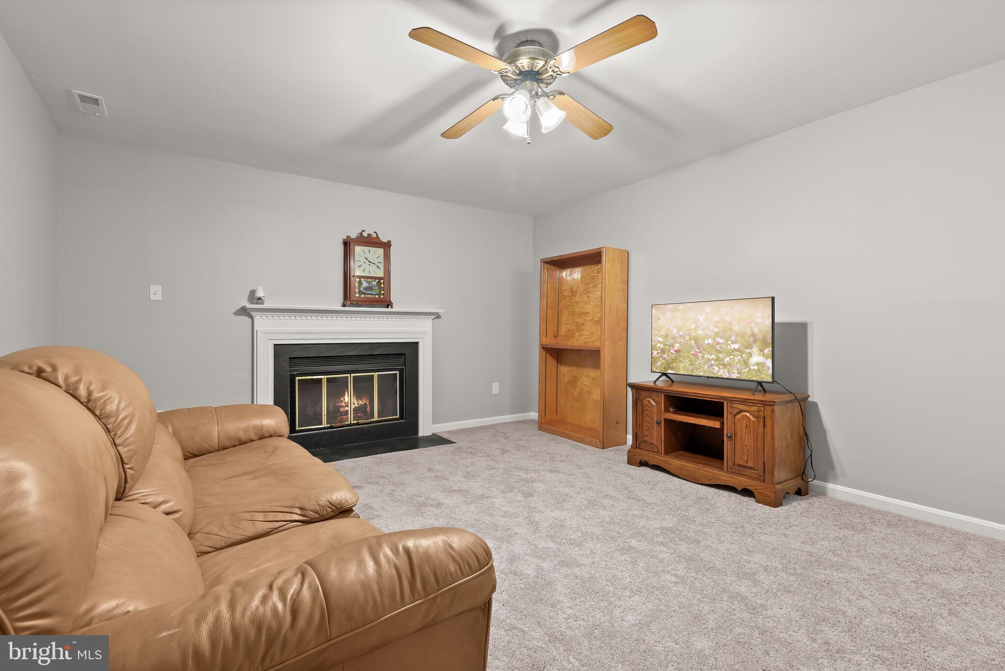 12909 Summer Hill Drive Silver Spring, MD 20904 - Photo 29 of 43 Family room with wood-burning fireplace