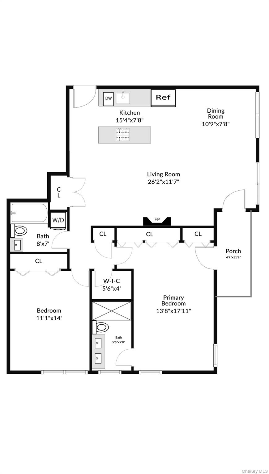 216 Purchase Street, Unit 1F Rye, NY 10580 - Photo 26 of 26 Floor plan