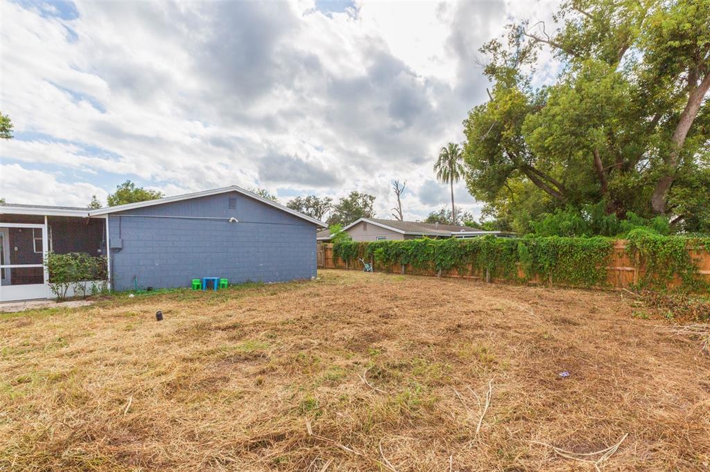 821 Walnut Drive Seffner, FL 33584 - Photo 18 of 19 a backyard of a house with lots of green space