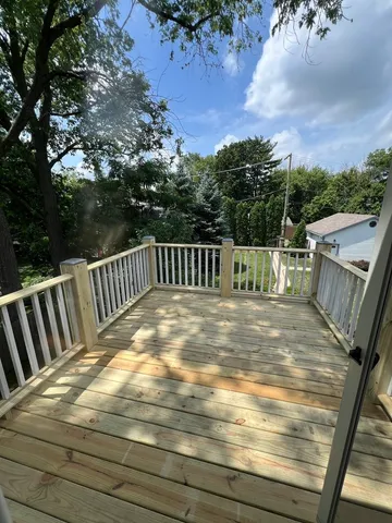 a view of barbeque outdoor space with seating