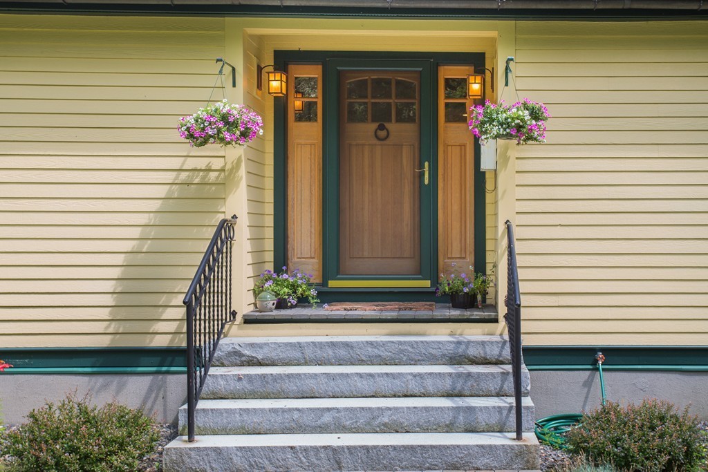 79 East Princeton Road Princeton, MA 01541 - Photo 5 of 30 a front view of a house with a potted plant