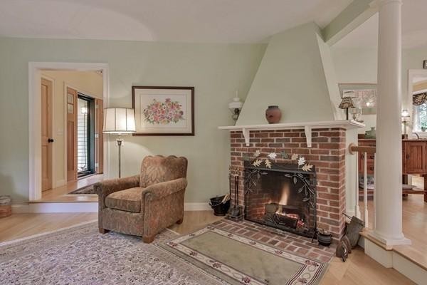79 East Princeton Road Princeton, MA 01541 - Photo 9 of 30 a living room with furniture and a fireplace