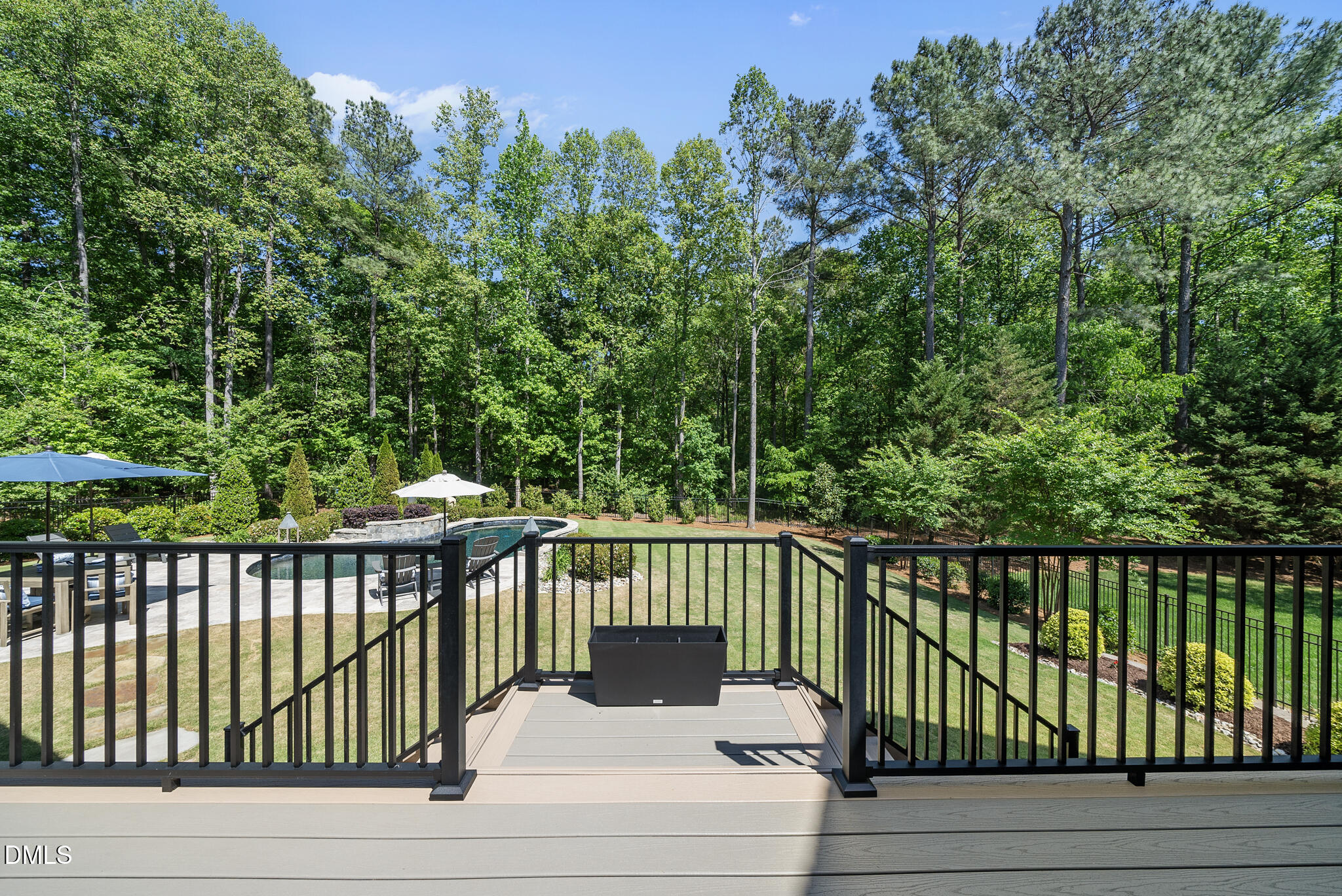 67 Nuthatch Pittsboro, NC 27312 - Photo 8 of 50 a view of balcony with wooden floor and fence