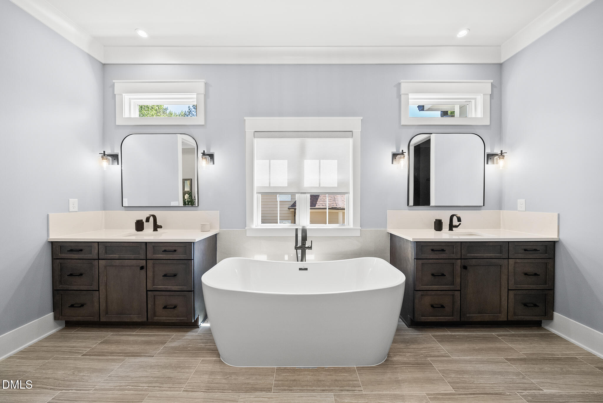 67 Nuthatch Pittsboro, NC 27312 - Photo 31 of 50 a spacious bathroom with a double vanity sink double mirror and bathtub