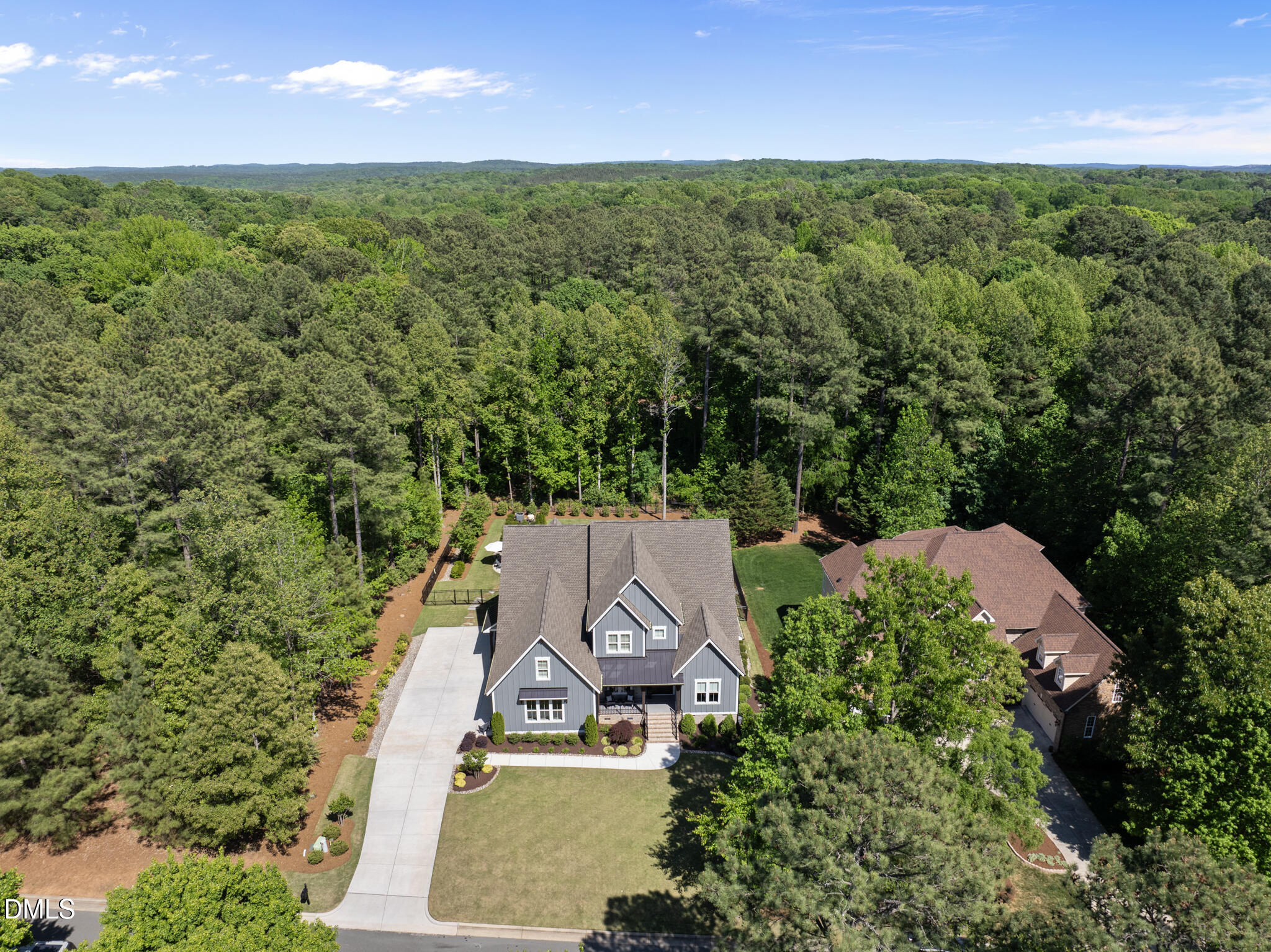 67 Nuthatch Pittsboro, NC 27312 - Photo 4 of 50 an aerial view of a house with a yard