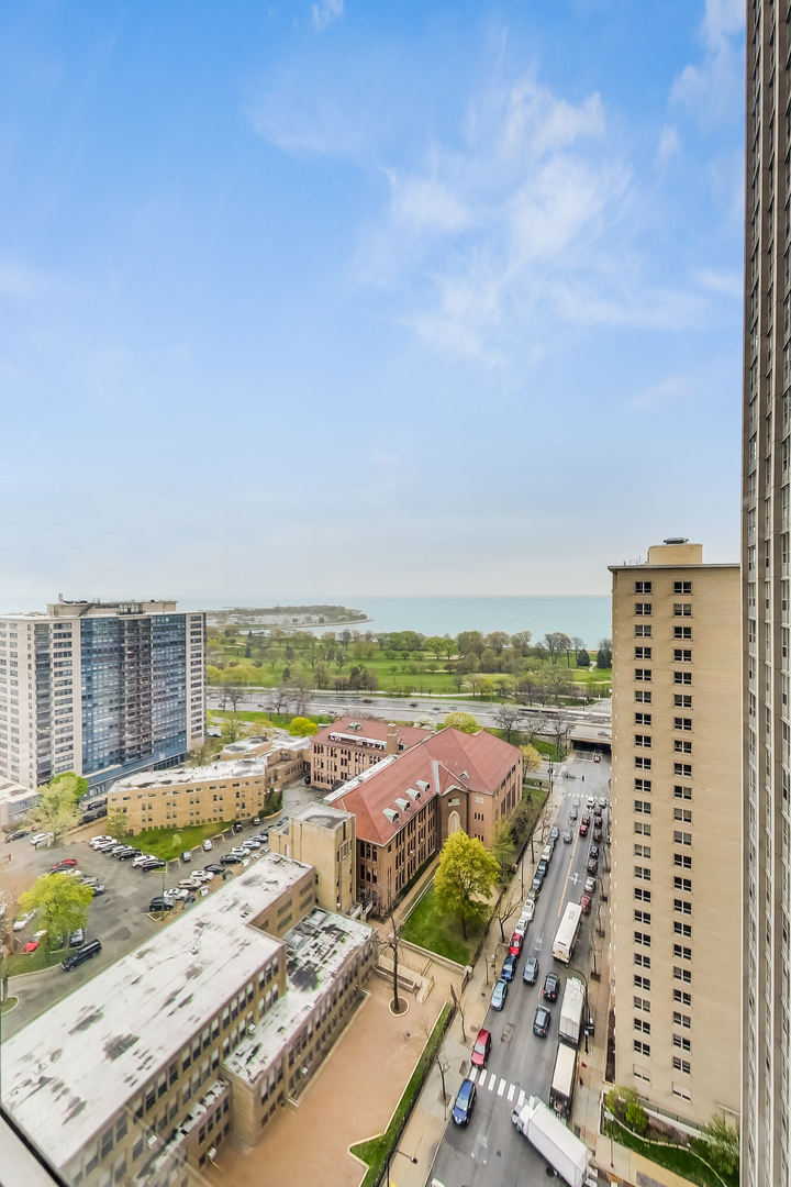655 West Irving Park Road, Unit 2210 Chicago, IL 60613 - Photo 22 of 38 a view of a city with tall buildings