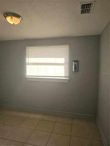 a view of a livingroom with a window