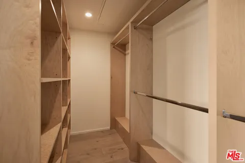 a view of closet area
