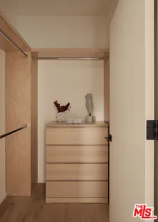 a close view of closet