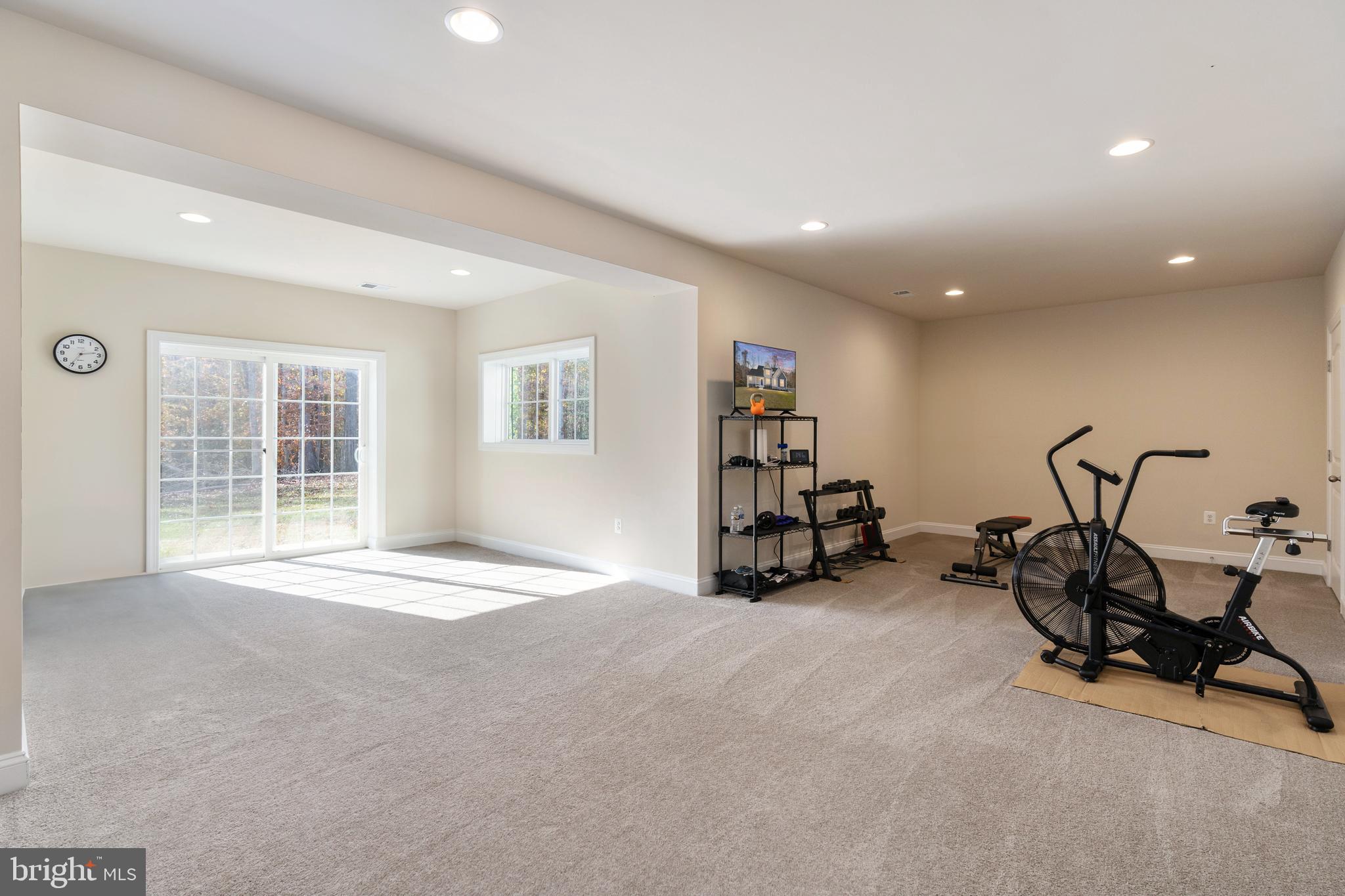 214 Kellan Drive Fredericksburg, VA 22406 - Photo 51 of 81 Large rec room with walk out exit