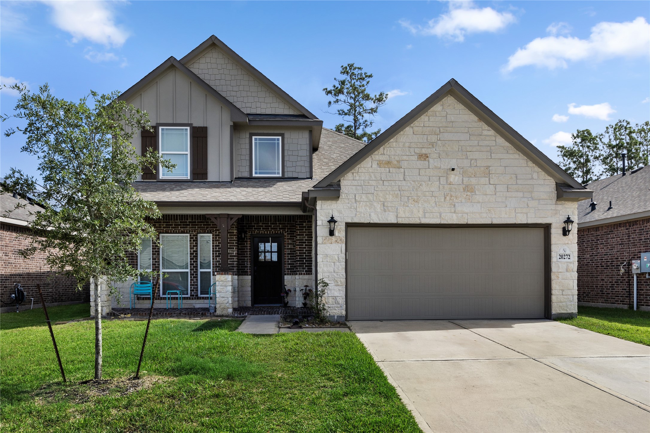 20272 Torrey Pines Lane Cleveland, TX 77327 - Photo 31 of 34 a view of house and outdoor space with yard