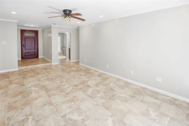 a kitchen with stainless steel appliances granite countertop a stove sink and cabinets
