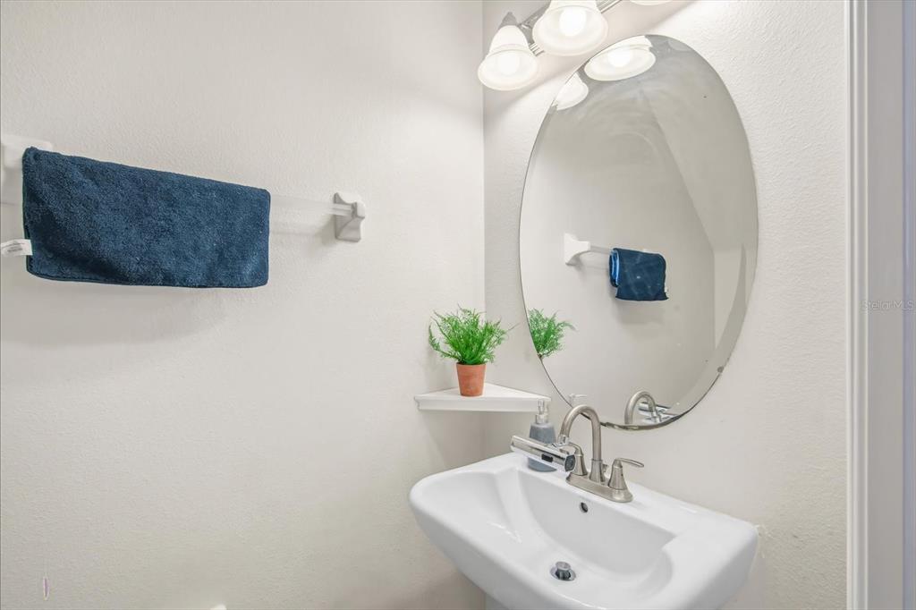 11008 Black Swan Court Seffner, FL 33584 - Photo 13 of 32 a bathroom with a sink and a mirror