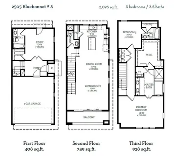 a view of a city in front of building