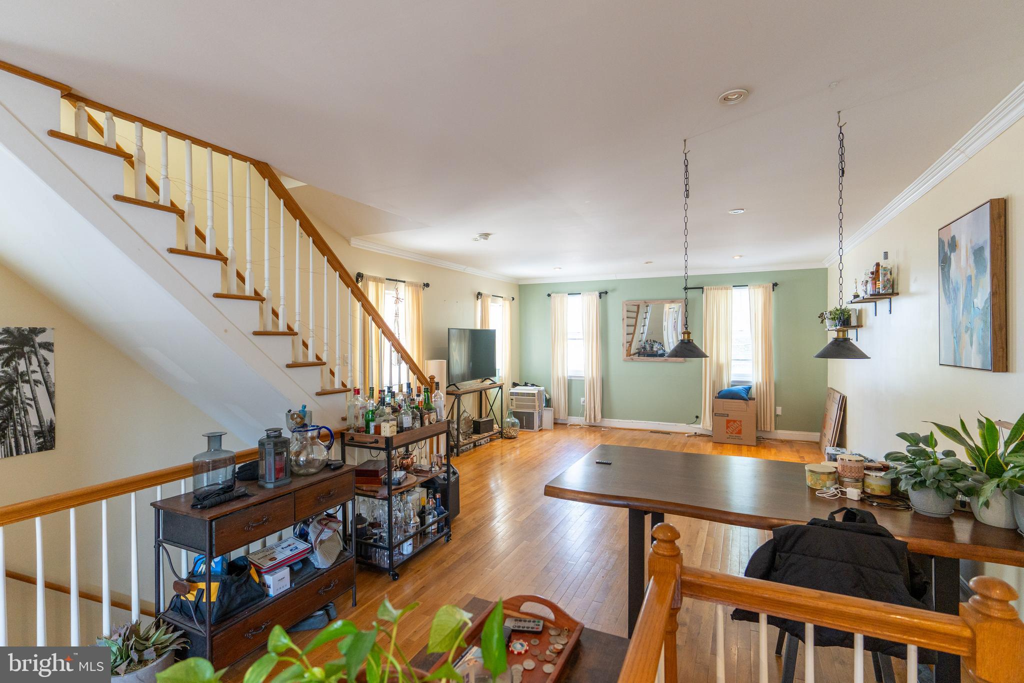 1108 Fitzwater Street Philadelphia, PA 19147 - Photo 3 of 25 a dining room with furniture entryway and wooden floor