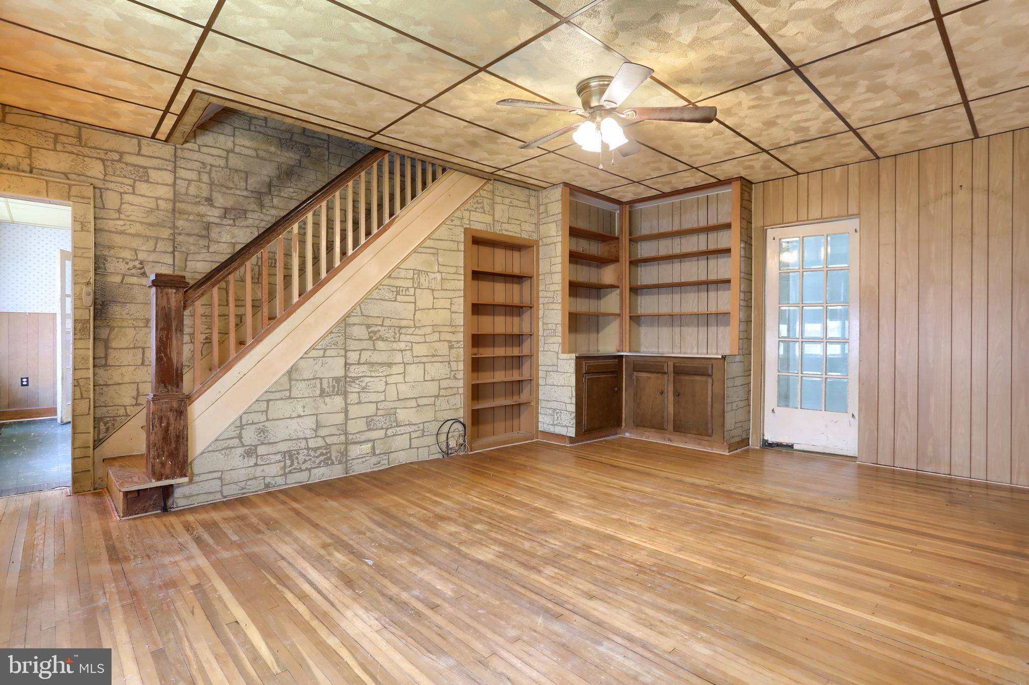 332 East Walnut Street Reading, PA 19607 - Photo 18 of 40 Second Living Room, Built-ins, Staircase