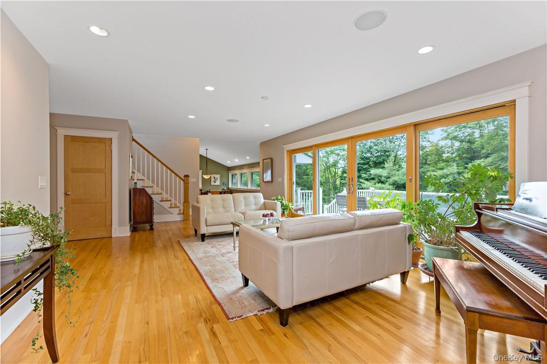 52 Old Manitou Road Garrison, NY 10524 - Photo 8 of 33 Graciously sized family room fits a full size piano easily.