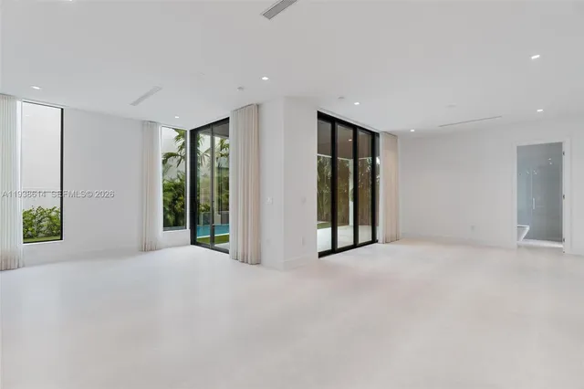 a view of an empty room with window