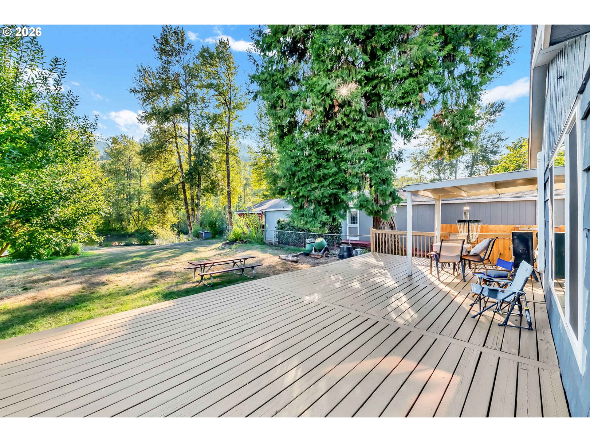 47576 Riverview Street Oakridge, OR 97463 - Photo 32 of 48 a view of outdoor space with seating area