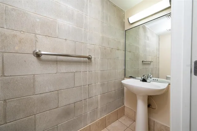 a front view of a large building