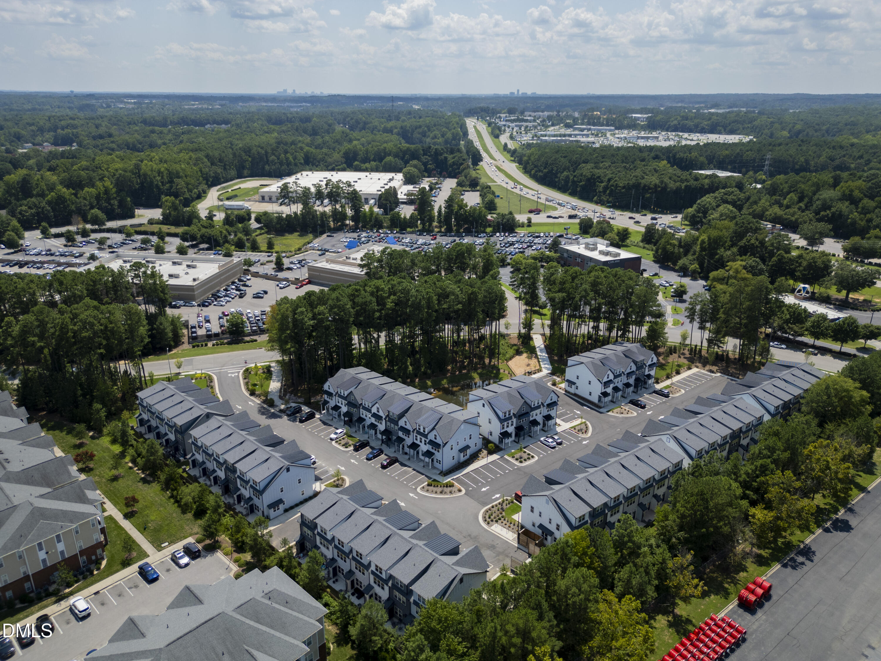 4821 Gossamer Lane, Unit 103 Raleigh, NC 27616 - Photo 36 of 46 an aerial view of multiple house