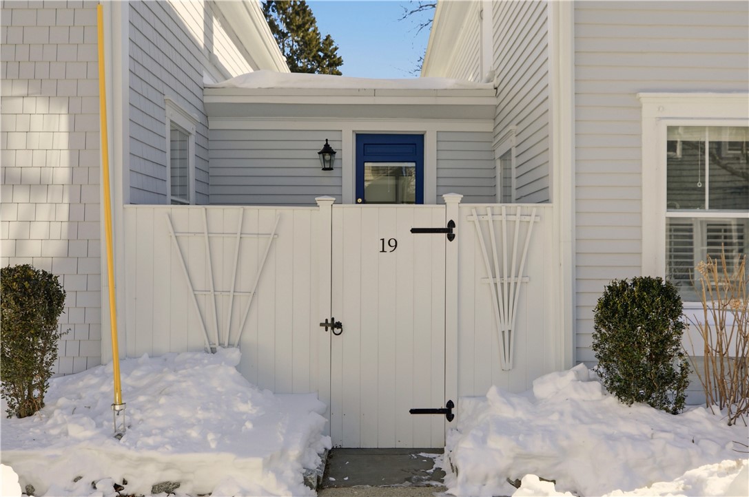 19 3rd Street Newport, RI 02840 - Photo 3 of 47 Fenced entryway for the study between the two houses.