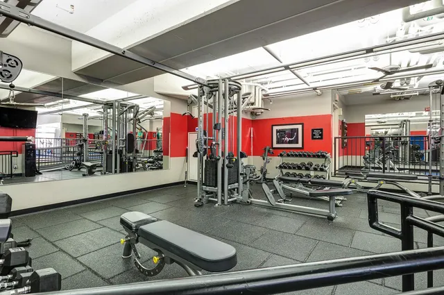 a view of a chairs and tables in patio