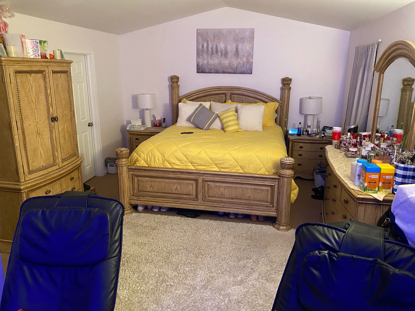 374 Reston Circle Romeoville, IL 60446 - Photo 7 of 11 a bedroom with a bed and wooden floor