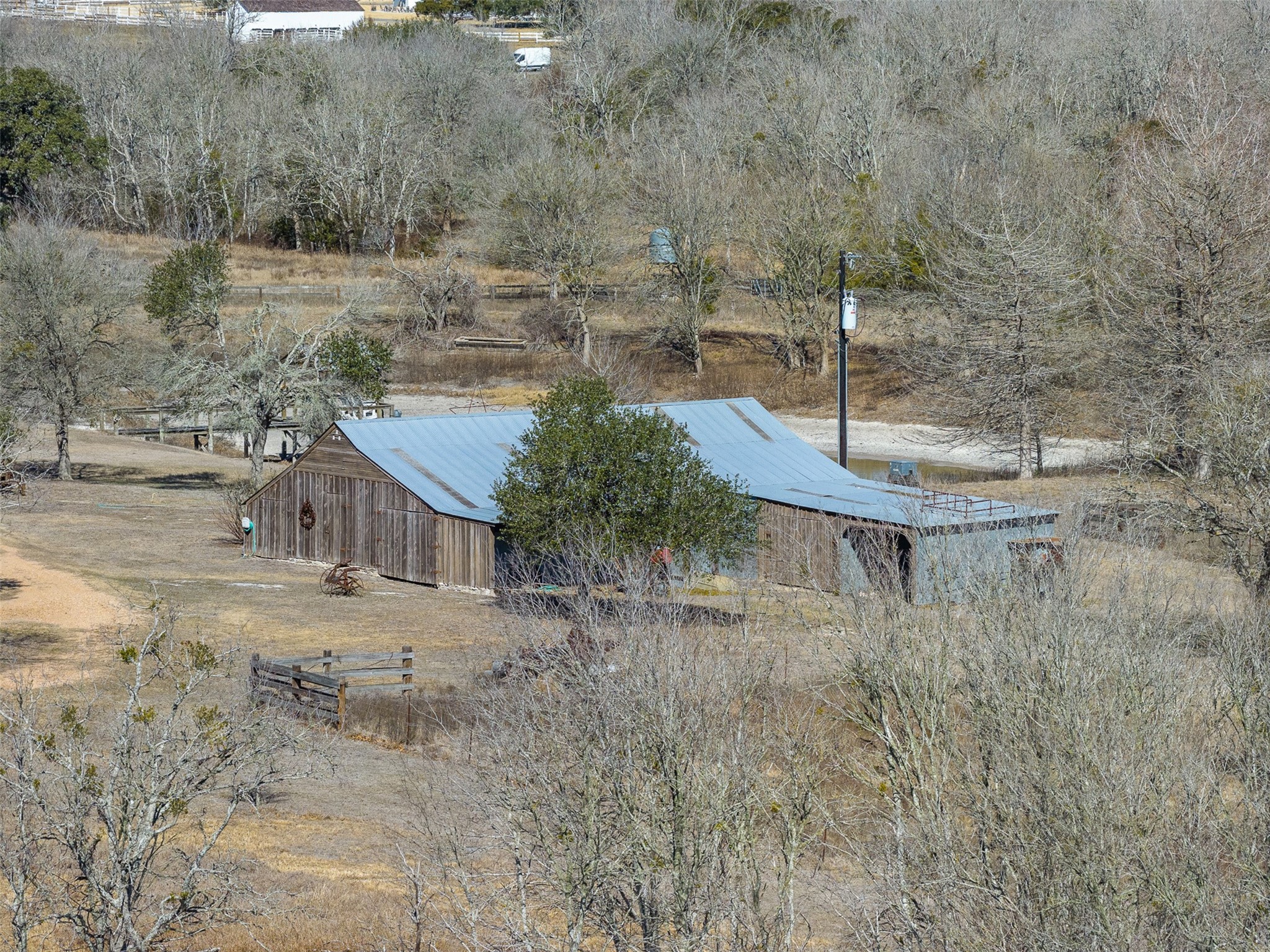 2998 Highway 237 Round Top, TX 78954 - Photo 2 of 43 a backyard of a house with lots of green space