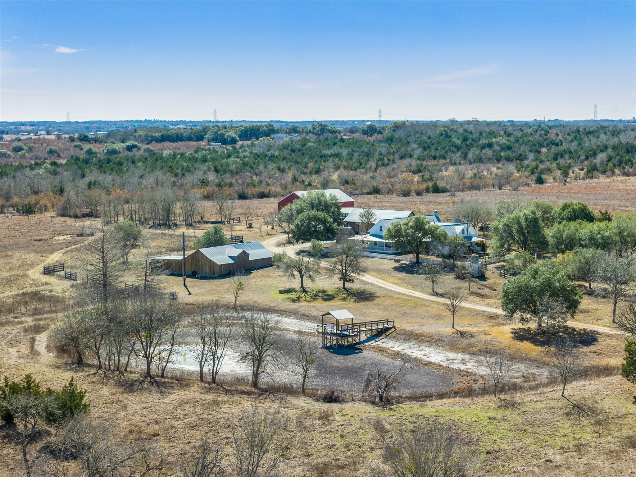 2998 Highway 237 Round Top, TX 78954 - Photo 8 of 43 a view of a lake with a yard