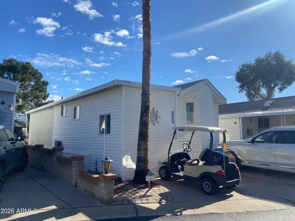 a car parked in front of house