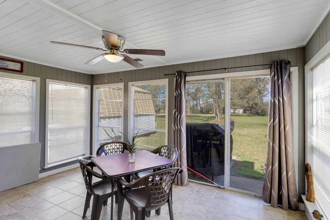 144 Thornton Road Trinity, TX 75862 - Photo 21 of 39 a view of a dining room with furniture window and outside view