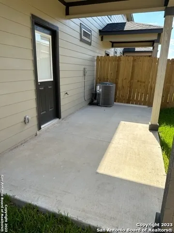 a view of a house with a patio