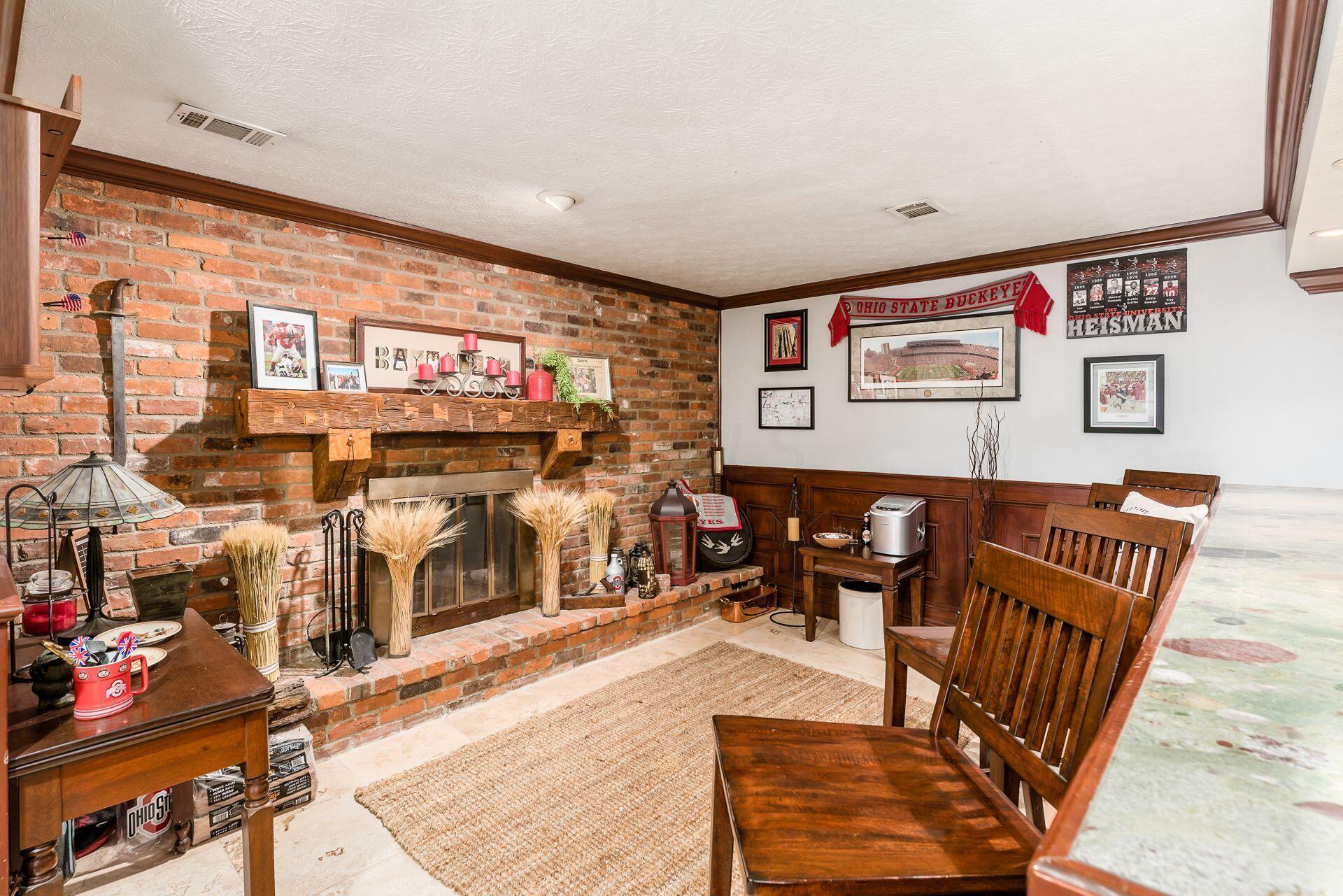 7080 Rieber Street Columbus, OH 43085 - Photo 28 of 55 Fireplace in bar area!